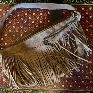 COPY - CANDIES boho hobo leather fringe handbag